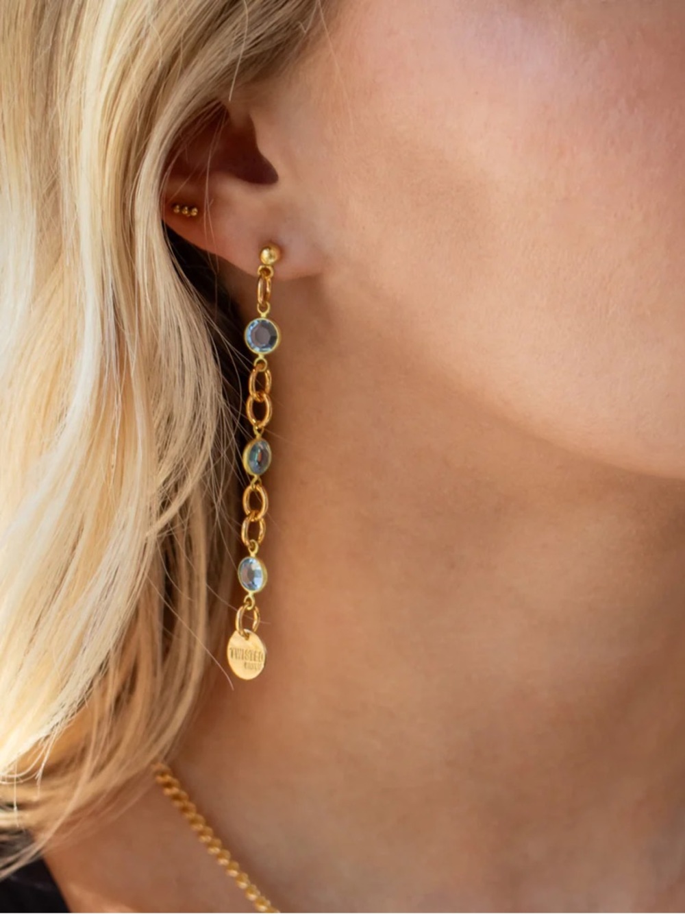 Twisted Silver Moxley Earrings